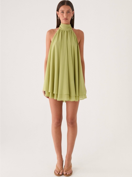 Peppermayo Dresses & Skirts - NWT Peppermayo Lyrah Halter Mini Dress Green 4